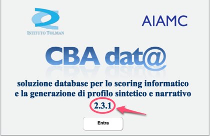 Numero versione applicazione