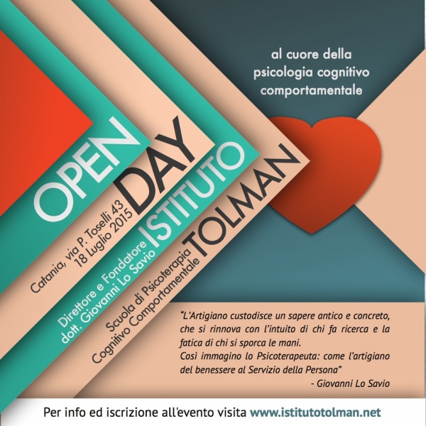 locandina open day scuola di psicologia