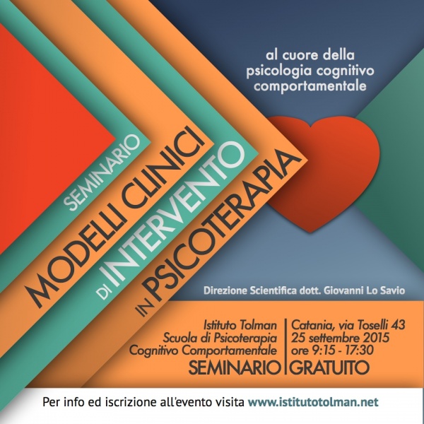 Seminario Modelli Clinici di Intervento - Catania