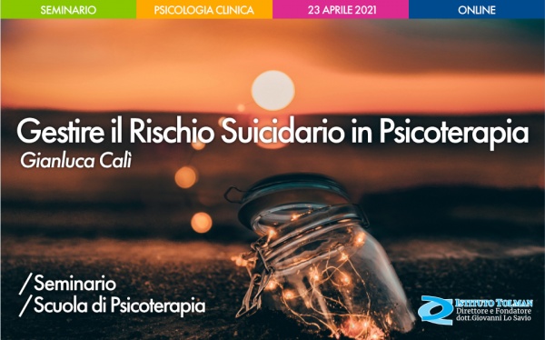 Seminario Gestire il Rischio Suicidario in Psicoterapia