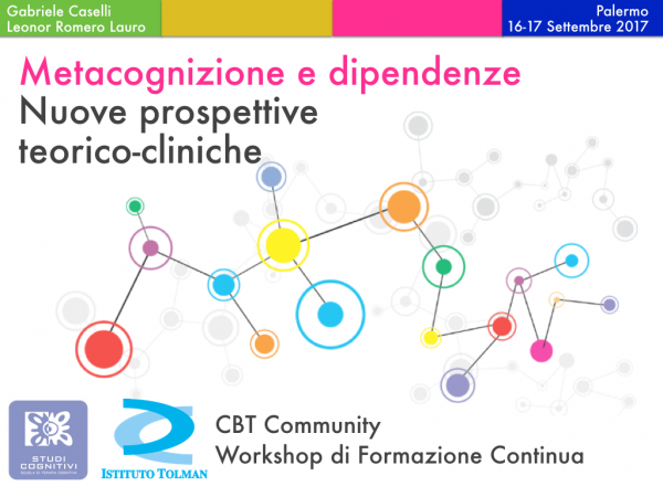 Workshop Metacognizioni e Dipendenze Patologiche