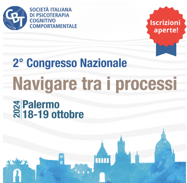 2° Congresso Nazionale CBT-Italia - 18-19 Ottobre 2024 Palermo - APERTE LE ISCRIZIONI