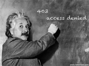 Errore 403 - Accesso negato