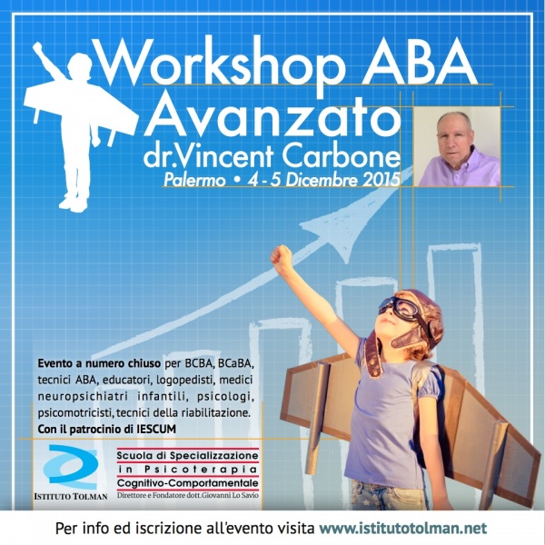 Workshop Analisi Comportamentale Applicata dr. Vincent Carbone a Palermo
